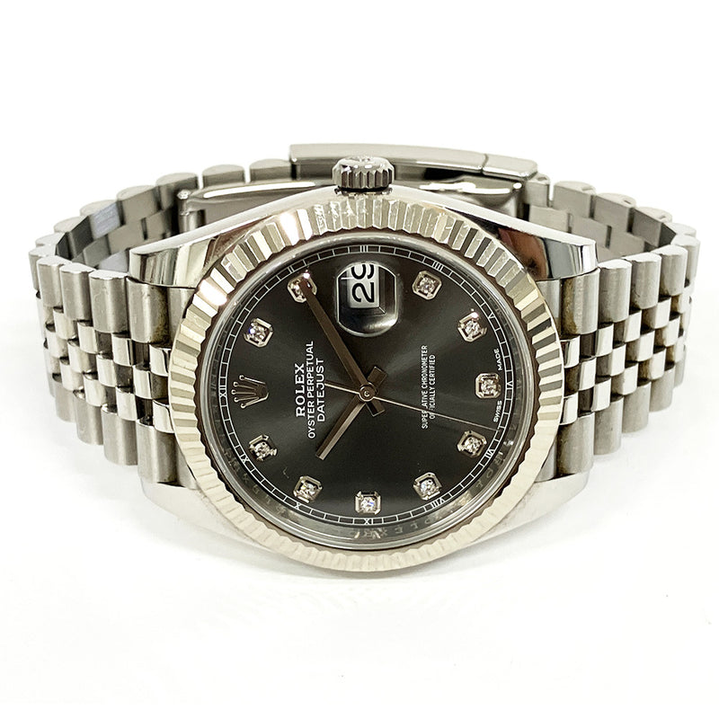 Rolex Datejust 126334 Slate Diamond Dial Jan 2018