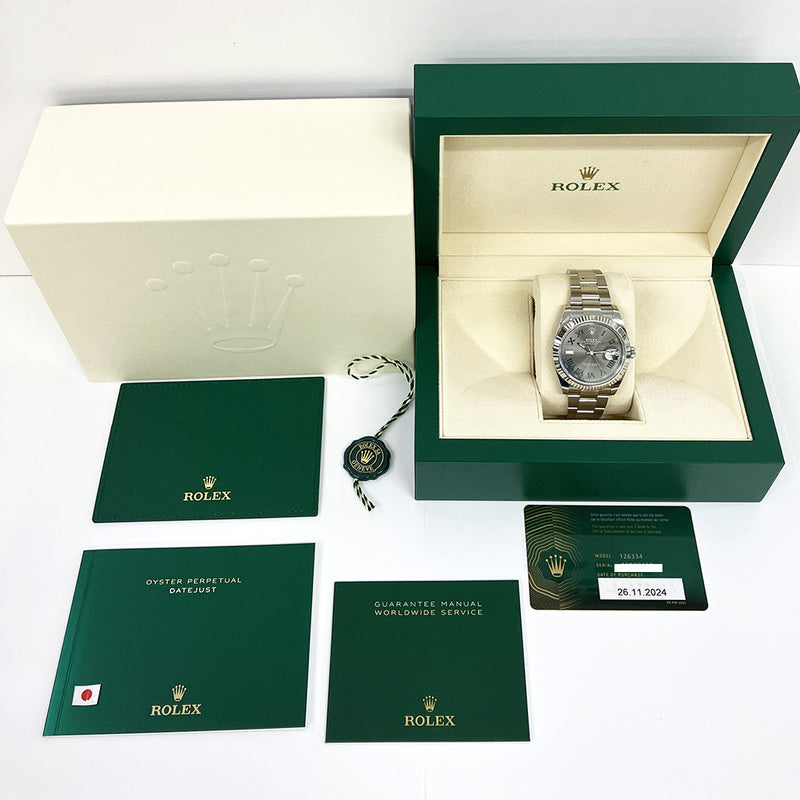 Rolex Datejust 126334 Wimbledon Dial Nov 2024