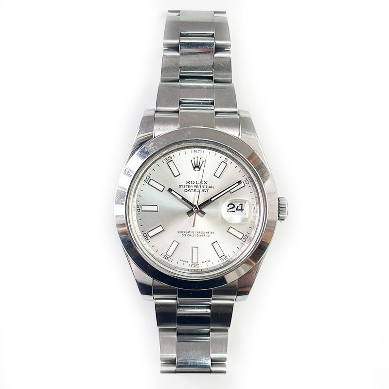 Rolex Datejust II 116300 Silver Dial Jul 2015