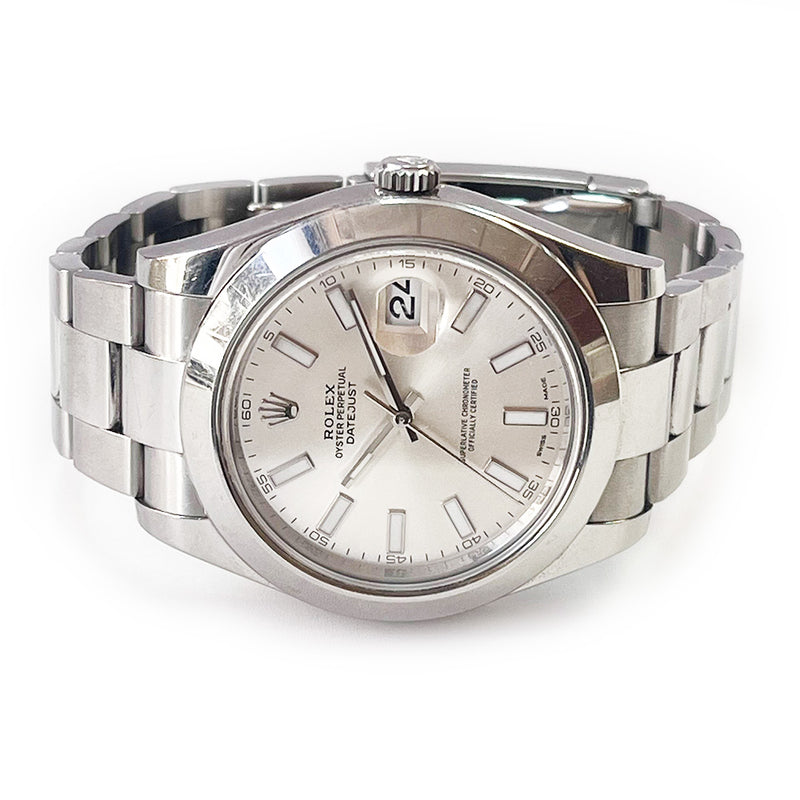 Rolex Datejust II 116300 Silver Dial Jul 2015