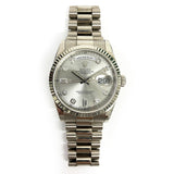 Rolex Day-Date 118239 Silver Diamond Dial Oct 2003