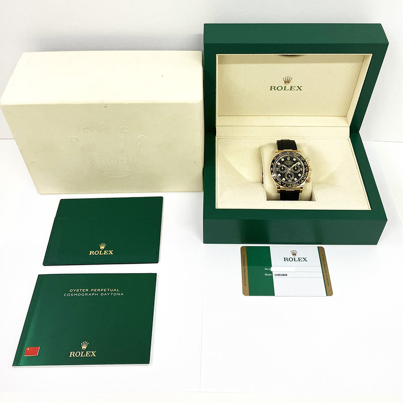 Rolex Daytona 116518LNG Black Dial Sep 2019