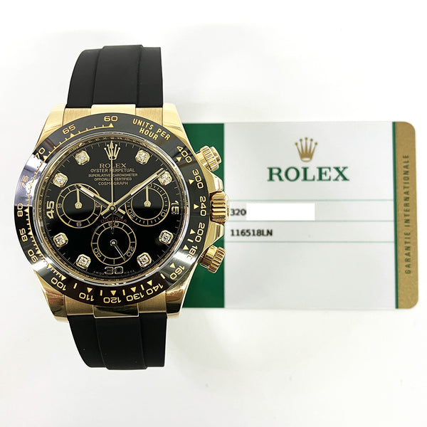 Rolex Daytona 116518LNG Black Dial Sep 2019