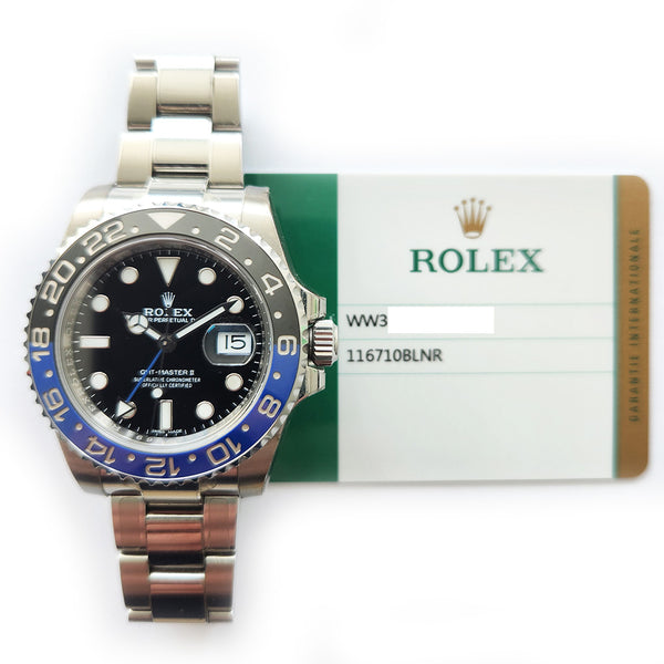 Rolex GMT-Master II 116710BLNR Batman Dial Nov 2017