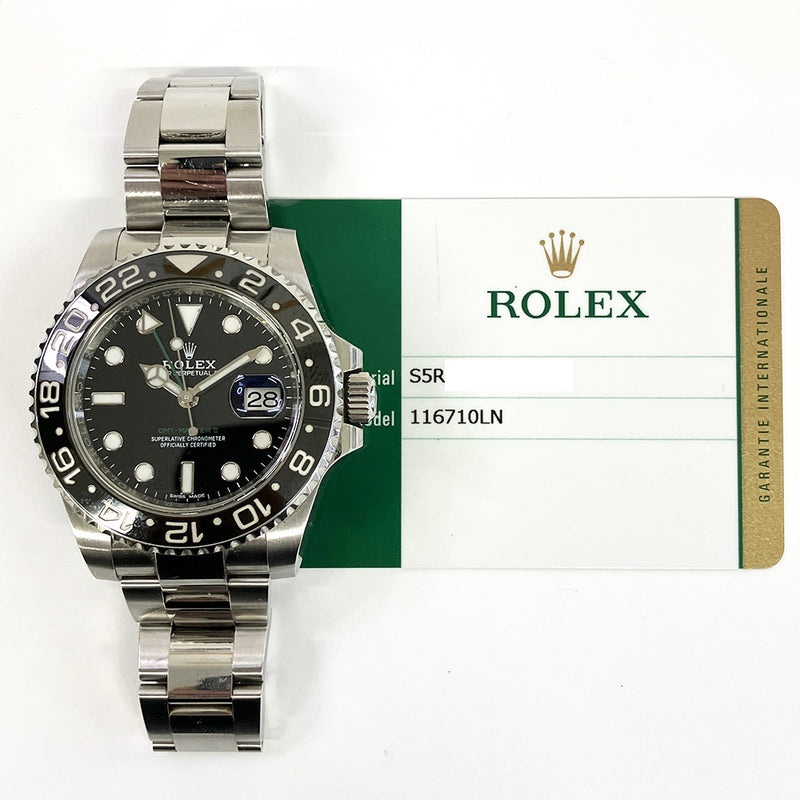 Rolex GMT-Master II 116710LN Black Dial Jun 2017