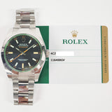 Rolex Milgauss 116400GV Black Dial Dec 2018