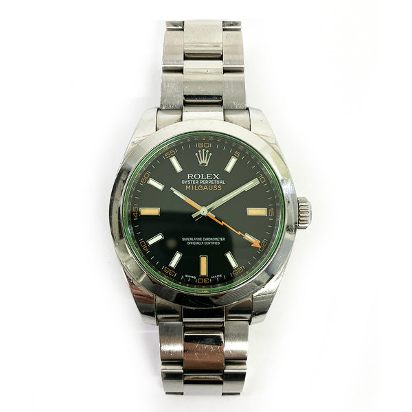 Rolex Milgauss 116400GV Black Dial Jan 2009