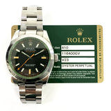 Rolex Milgauss 116400GV Black Dial Jan 2009