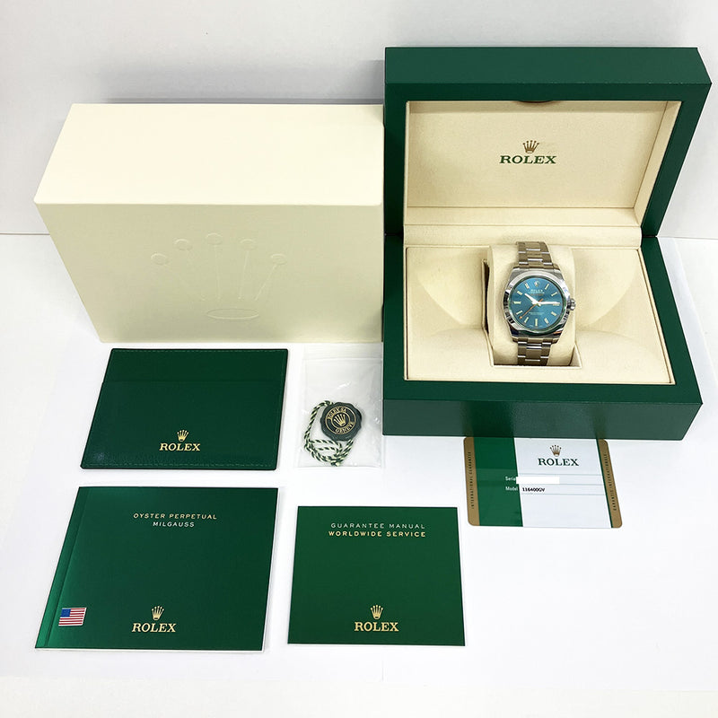 Rolex Milgauss 116400GV Blue Dial Jun 2020