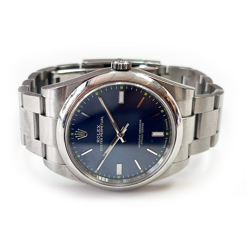 Rolex Oyster Perpetual 114300 Blue Dial Mar 2019