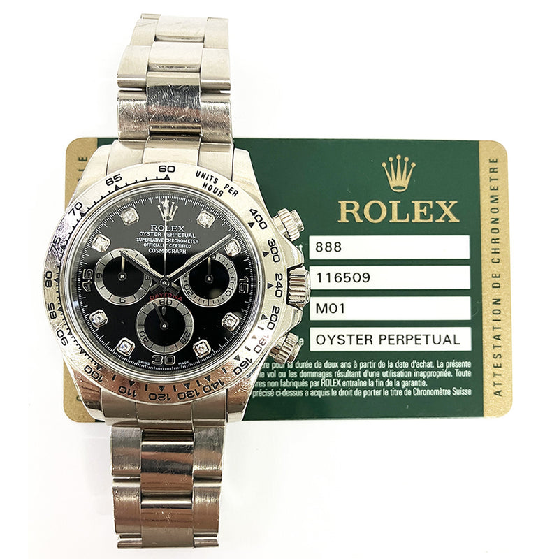 Rolex Oyster Perpetual 116509 Black Dial Mar 2008