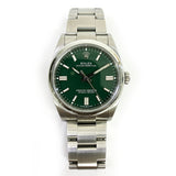 Rolex Oyster Perpetual 126000 Green Dial Sep 2023