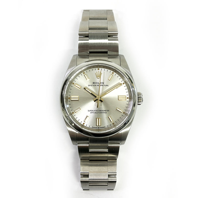 Rolex Oyster Perpetual 126000 Silver Dial Apr 2024