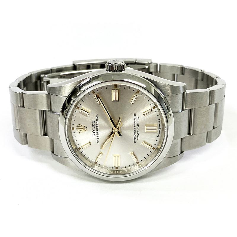 Rolex Oyster Perpetual 126000 Silver Dial Apr 2024