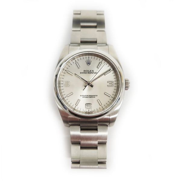 Rolex Oyster perpetual 116000 Silver Dial Apr 2011