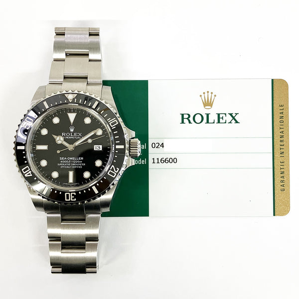 Rolex Sea-Dweller 116600 Black Dial May 2017