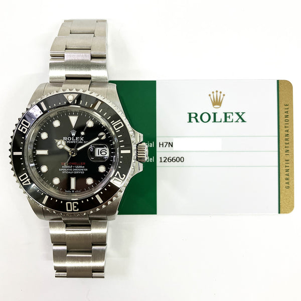 Rolex Sea-Dweller 126600 Black Dial Feb 2020