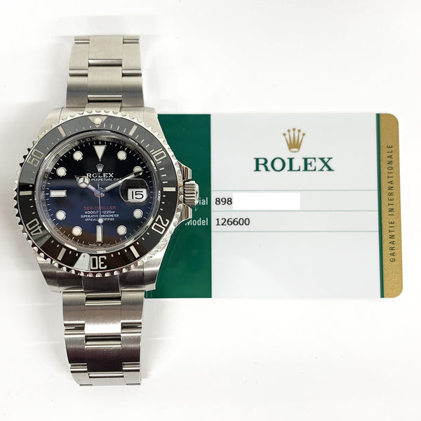 Rolex Sea-Dweller 126600 Black Dial Jul 2019