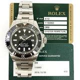 Rolex Sea-Dweller Deepsea 116660 Black Dial Aug 2013