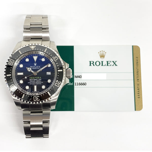 Rolex Sea-Dweller Deepsea 116660 Black Dial Dec 2016