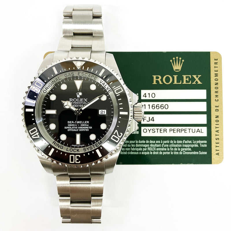 Rolex Sea-Dweller Deepsea 116660 Black Dial Nov 2013