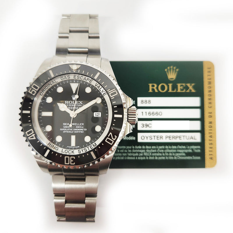 Rolex Sea-Dweller Deepsea 116660 Black Dial Sep 2014