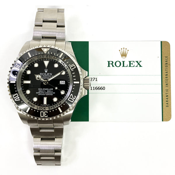 Rolex Sea-Dweller Deepsea 116660 Black Dial Sep 2017