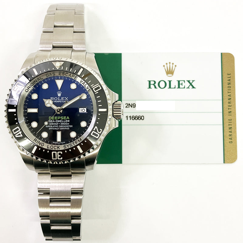 Rolex Sea-Dweller Deepsea 116660 D-Blue Dial Jan 2017