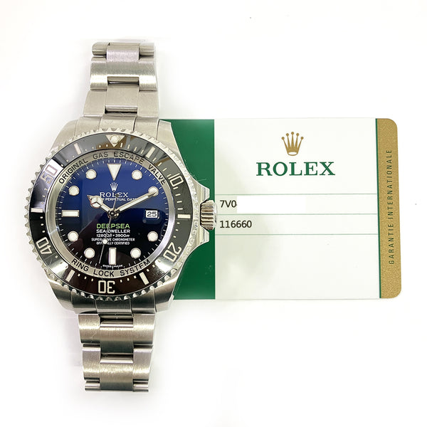 Rolex Sea-Dweller Deepsea 116660 D-Blue Dial Mar 2015