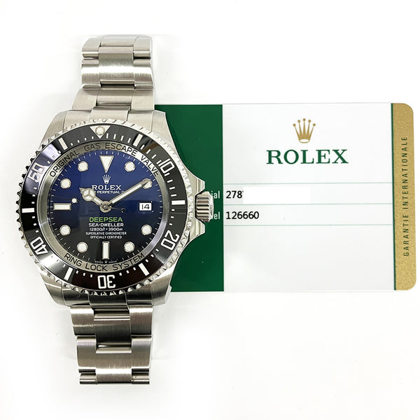 Rolex Sea-Dweller Deepsea 126660 D-Blue Dial Jun 2018