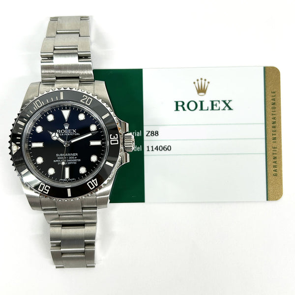 Rolex Submariner 114060 Black Dial Jan 2017