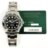 Rolex Submariner 124060 Black Dial Aug 2023