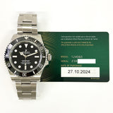 Rolex Submariner 124060 Black Dial Oct 2024