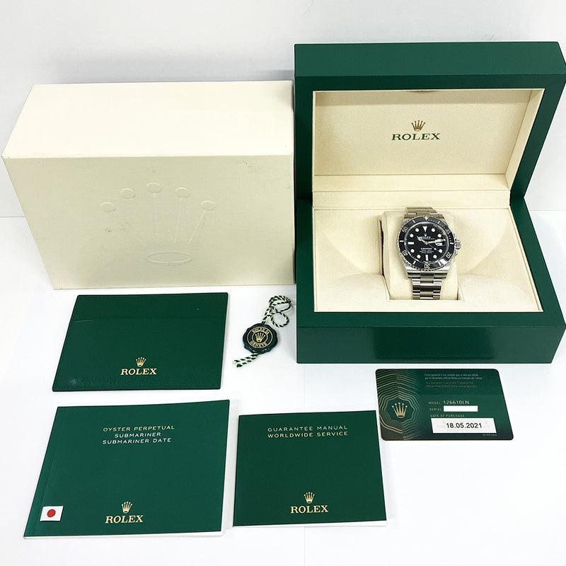 Rolex Submariner 126610LN Black Dial May 2021