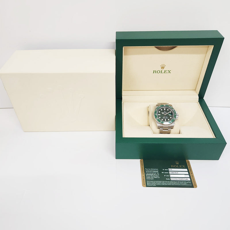 Rolex Submariner Date 116610LV Green Dial Dec 2016