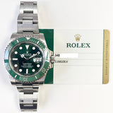 Rolex Submariner Date 116610LV Hulk Dial Jun 2016