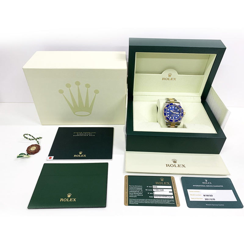 Rolex Submariner Date 116613LB Blue Dial Dec 2013