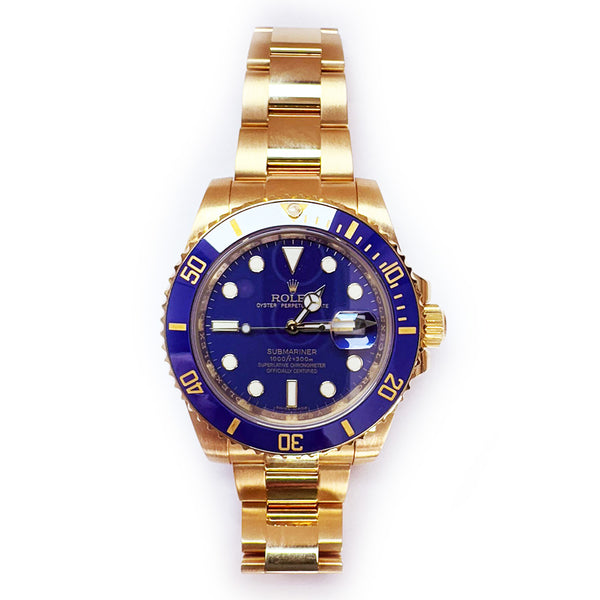 Rolex Submariner Date 116618LB Blue Dial May 2011