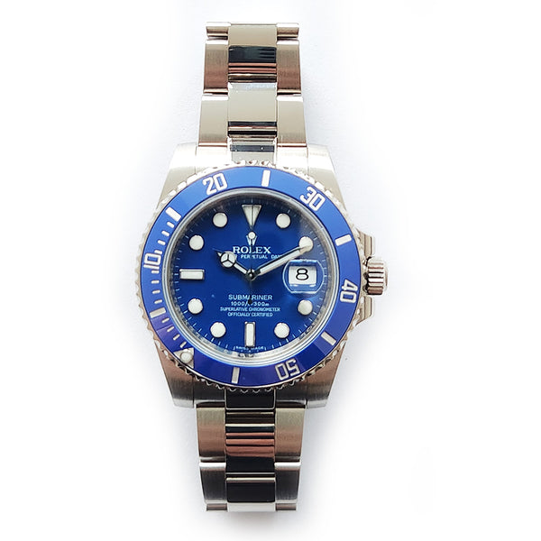 Rolex Submariner Date 116619LB Smurf Dial