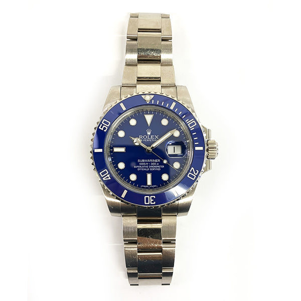 Rolex Submariner Date 116619LB Smurf Dial Dec 2014