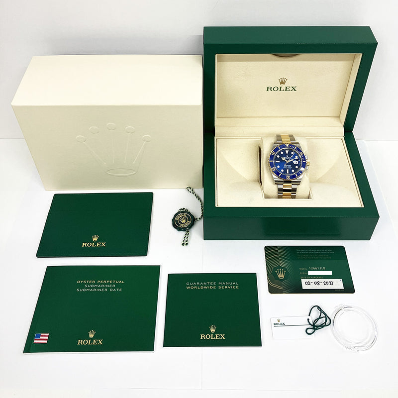 Rolex Submariner Date 126613LB Blue Dial Aug 2021