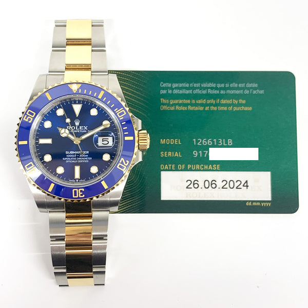 Rolex Submariner Date 126613LB Blue Dial Jun 2024