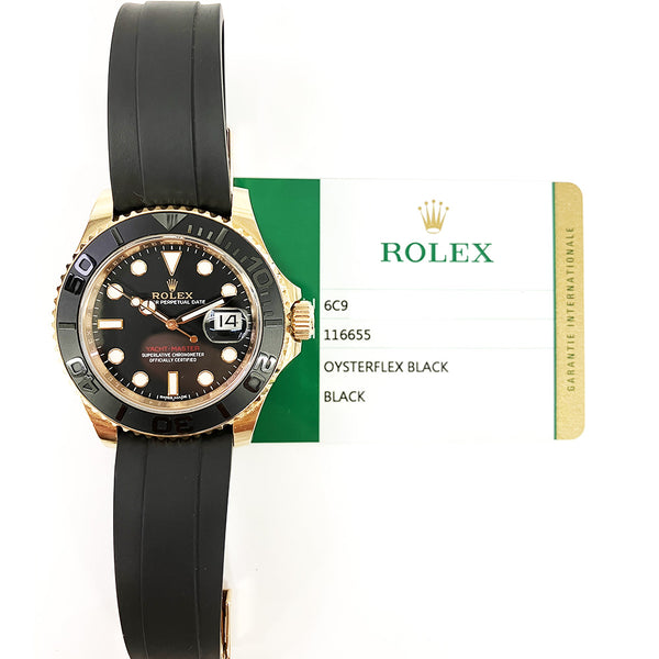 Rolex Yacht-Master 116655 Black Dial Jul 2017