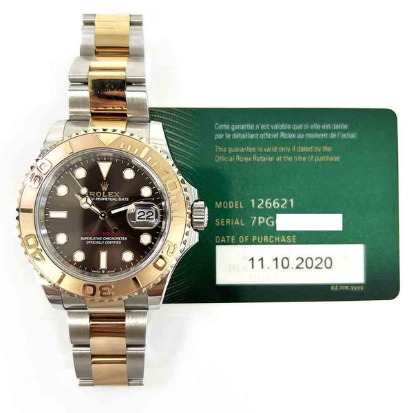 Rolex Yacht-Master 126621 Chocolate Dial Oct 2020