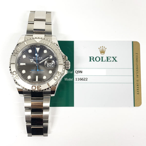 Rolex Yacht Master 116622 Slate Dial Apr 2019