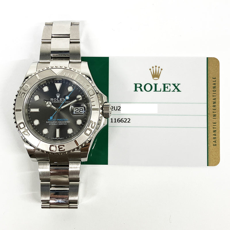 Rolex Yacht Master 116622 Slate Dial Sep 2018