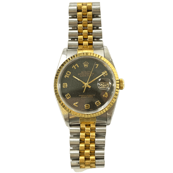 Rolex Detajust 16233 Black Arabic Dial Jan 1992