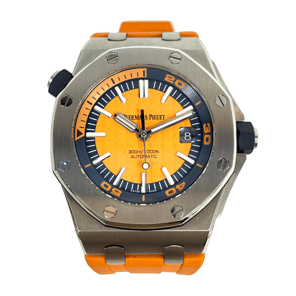 Audemars Piguet Royal Oak 15710ST.OO.A070CA.01 Orange Dial Dec 2017